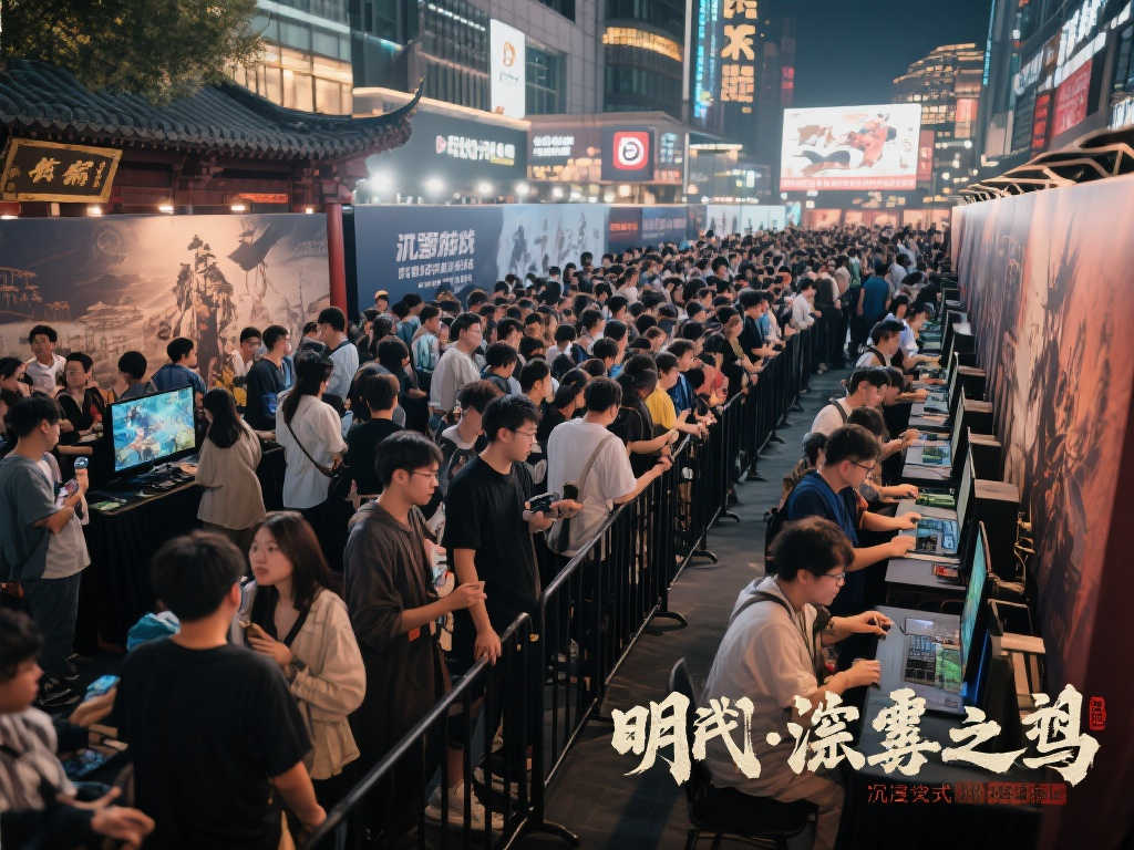 《明末：渊虚之羽》线下试玩掀热潮！玩家排队长龙不断